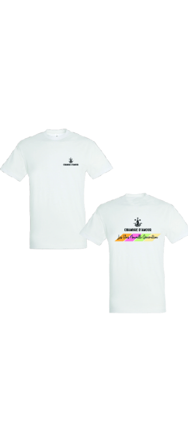 Lionel Osmin & Cie, T-shirt blanc Chambre d'Amour M  